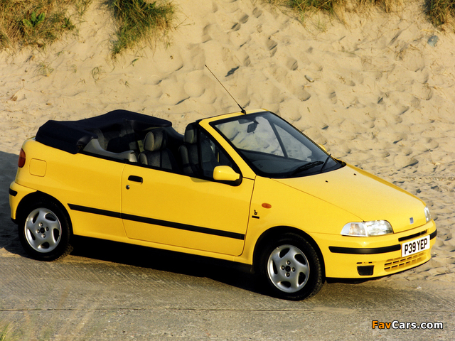 Images of Fiat Punto Cabrio ELX UK-spec (176) 1994–2000 (640 x 480)