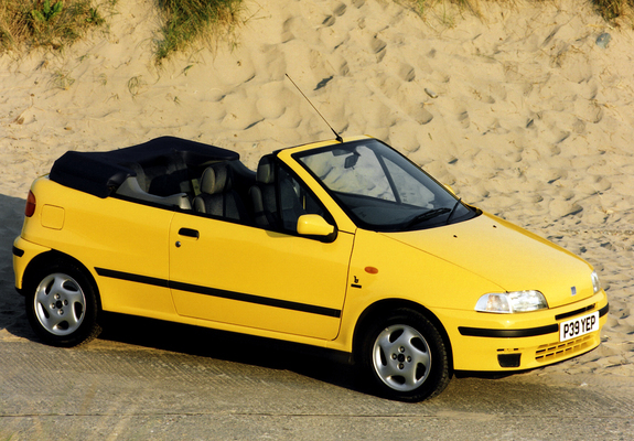 Images of Fiat Punto Cabrio ELX UK-spec (176) 1994–2000