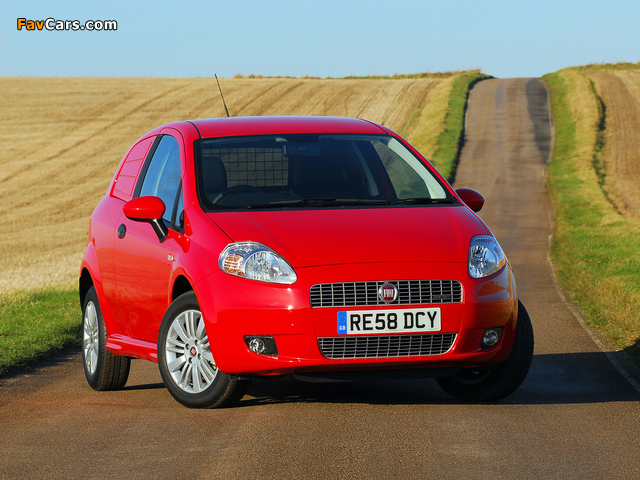 Images of Fiat Grande Punto Van UK-spec (199) 2007–12 (640 x 480)