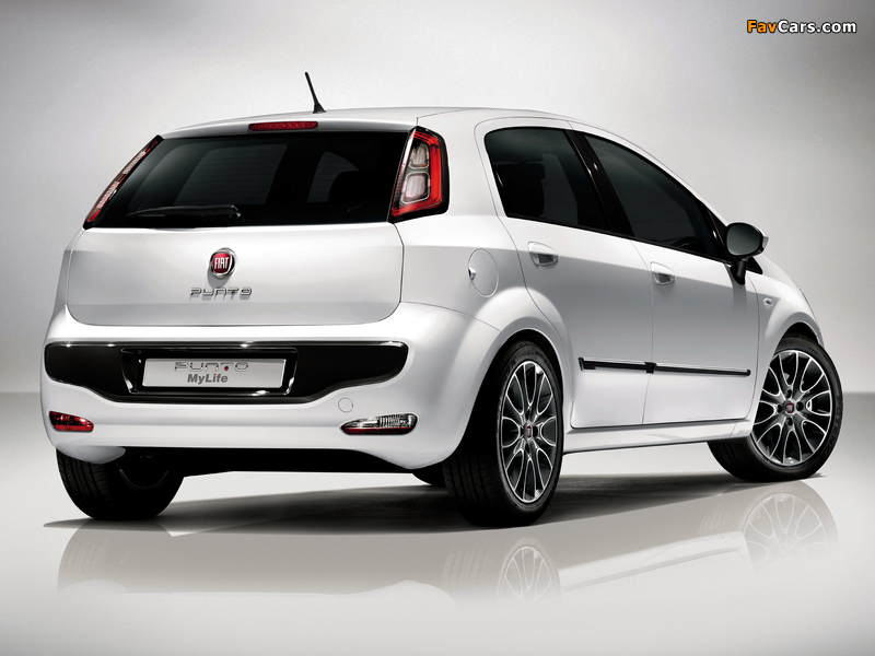 Images of Fiat Punto MyLife (199) 2010–12 (800 x 600)