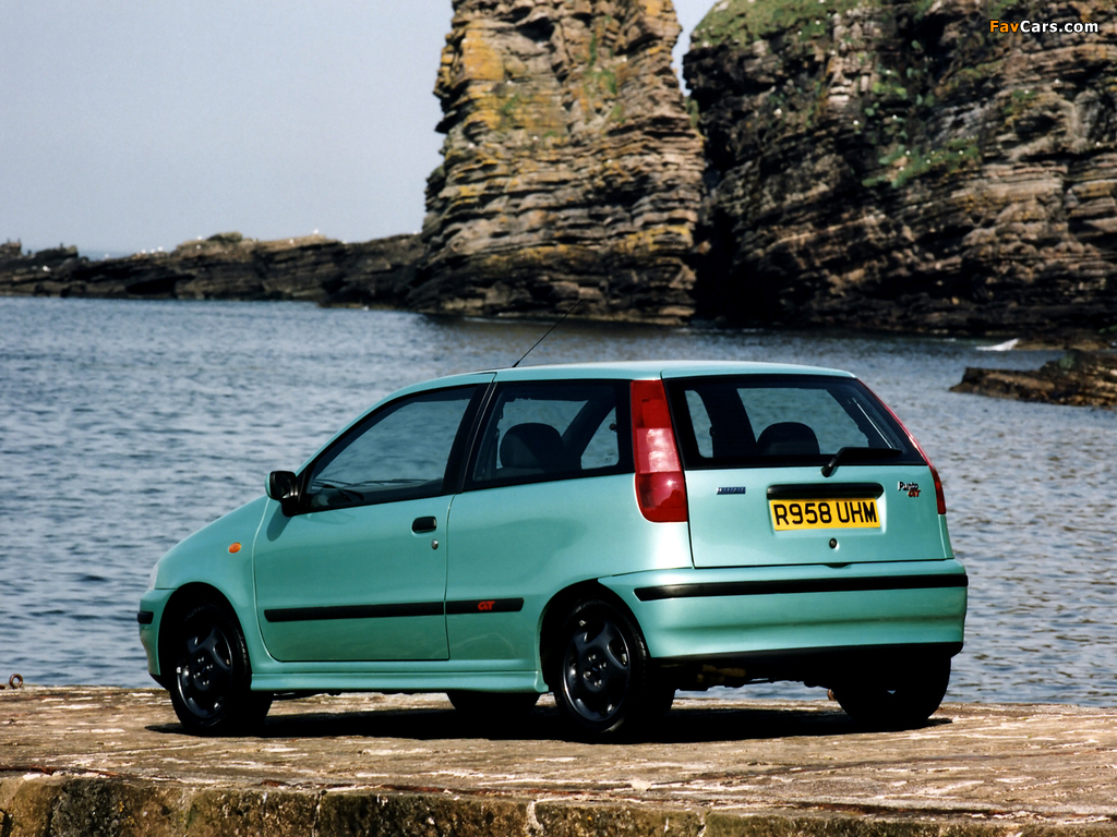 Photos of Fiat Punto GT UK-spec (176) 1994–99 (1024 x 768)
