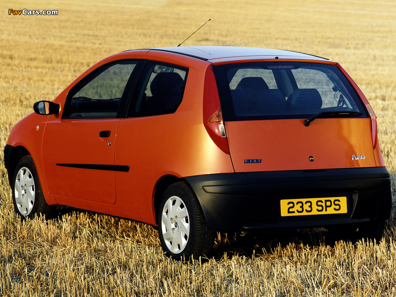 Photos of Fiat Punto 3-door UK-spec (188) 1999–2003 (800 x 600)