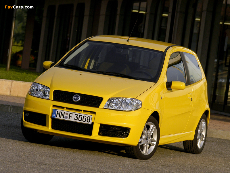 Photos of Fiat Punto Sporting (188) 2003–05 (800 x 600)