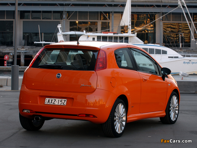 Photos of Fiat Punto 3-door AU-spec (199) 2006–10 (640 x 480)