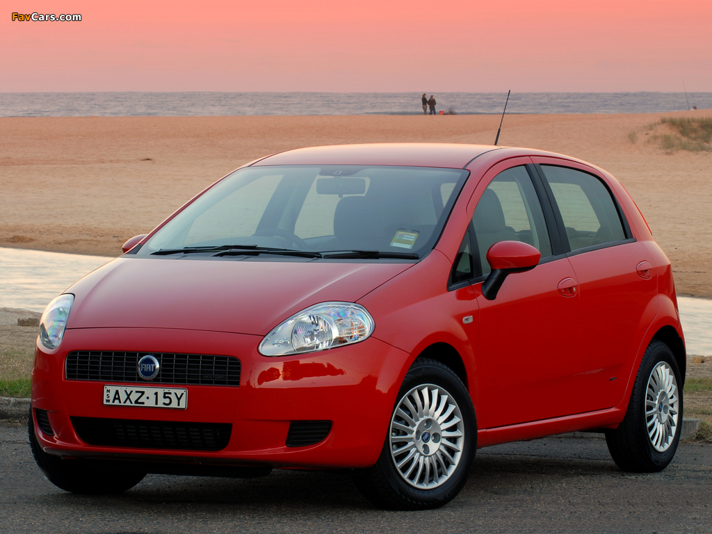 Photos of Fiat Punto 5-door AU-spec (199) 2006–09 (1024 x 768)