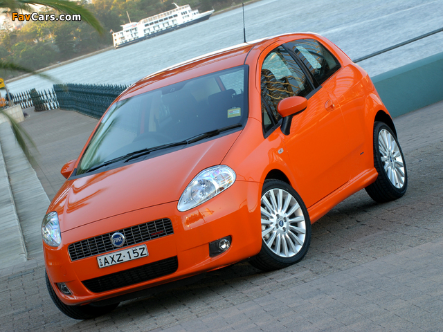 Photos of Fiat Punto 3-door AU-spec (199) 2006–10 (640 x 480)
