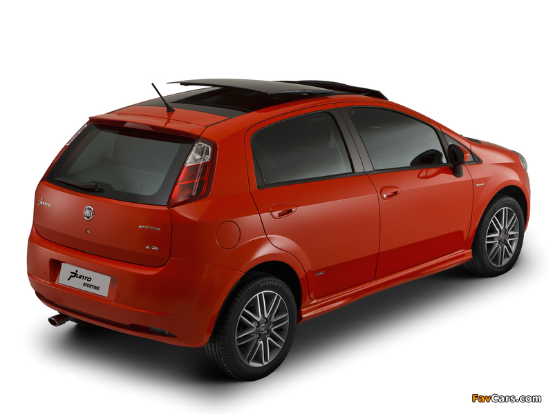 Photos of Fiat Punto Sporting BR-spec (310) 2007–12 (800 x 600)