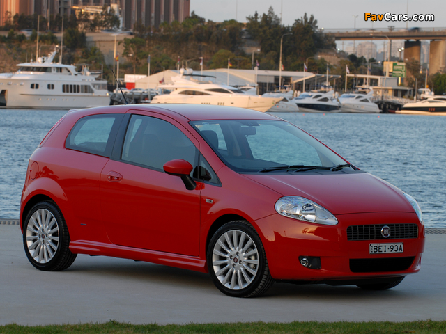 Photos of Fiat Punto T-Jet 3-door AU-spec (199) 2008–09 (640 x 480)