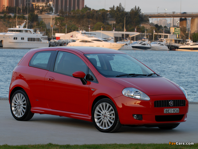 Photos of Fiat Punto T-Jet 3-door AU-spec (199) 2008–09 (800 x 600)