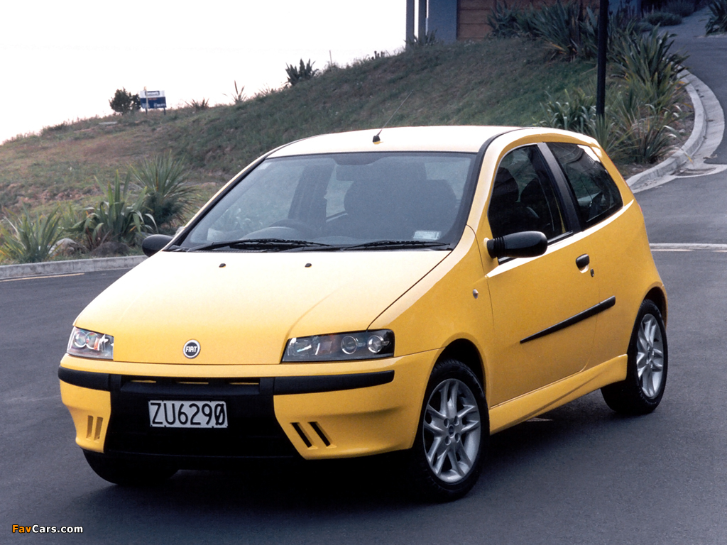 Pictures of Fiat Punto Sporting NZ-spec (188) 2002–03 (1024 x 768)