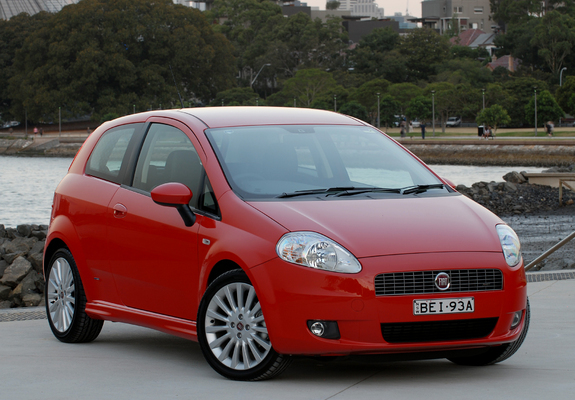 Pictures of Fiat Punto T-Jet 3-door AU-spec (199) 2008–09