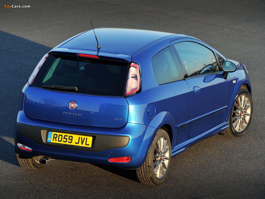 Pictures of Fiat Punto Evo 3-door UK-spec (199) 2010–12 (1024 x 768)