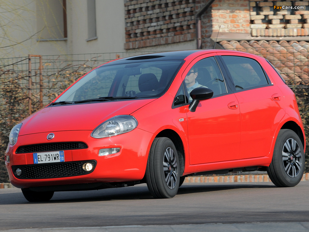 Pictures of Fiat Punto TwinAir 5-door (199) 2012–13 (1024 x 768)