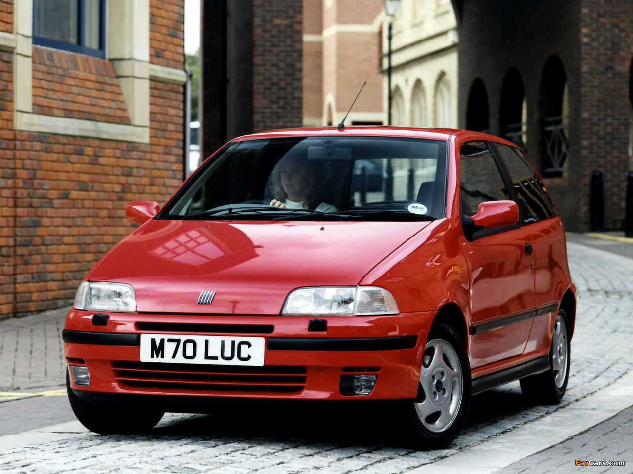 Fiat Punto GT UK-spec (176) 1994–99 wallpapers (1280 x 960)