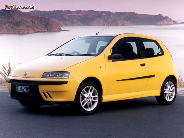 Fiat Punto Sporting NZ-spec (188) 2002–03 wallpapers (640 x 480)