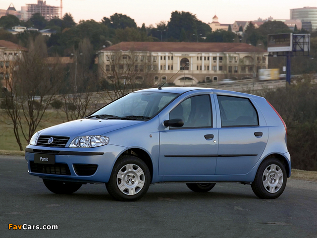 Fiat Punto 5-door ZA-spec (188) 2003–05 wallpapers (640 x 480)