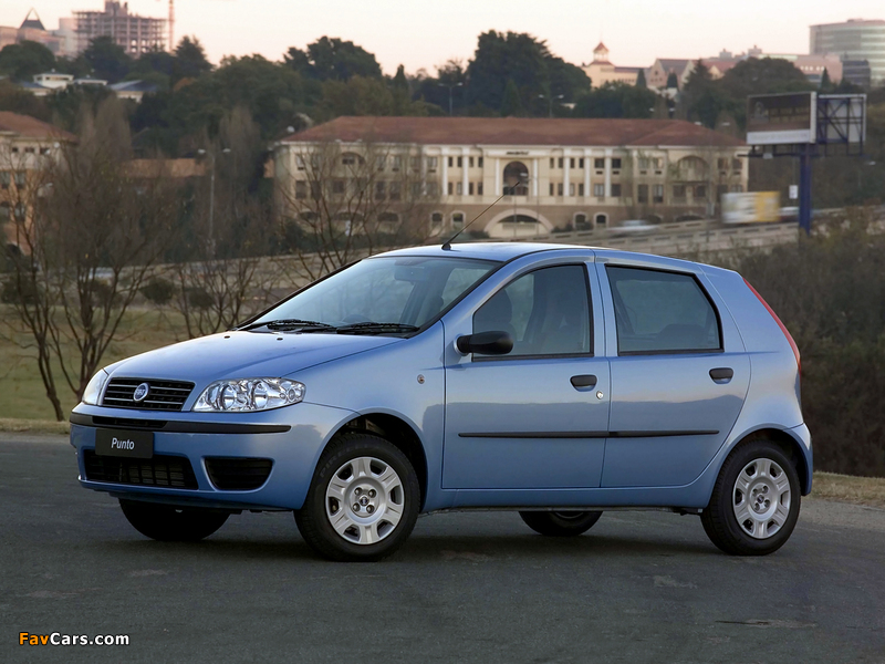 Fiat Punto 5-door ZA-spec (188) 2003–05 wallpapers (800 x 600)