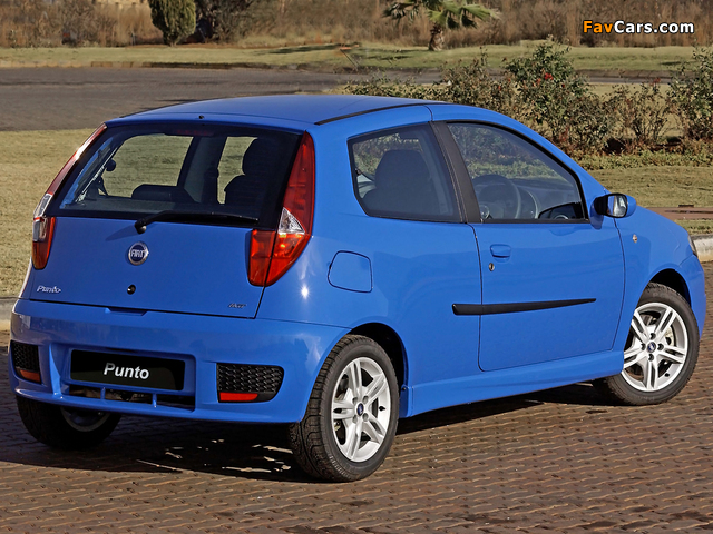 Fiat Punto HGT ZA-spec (188) 2003–05 wallpapers (640 x 480)