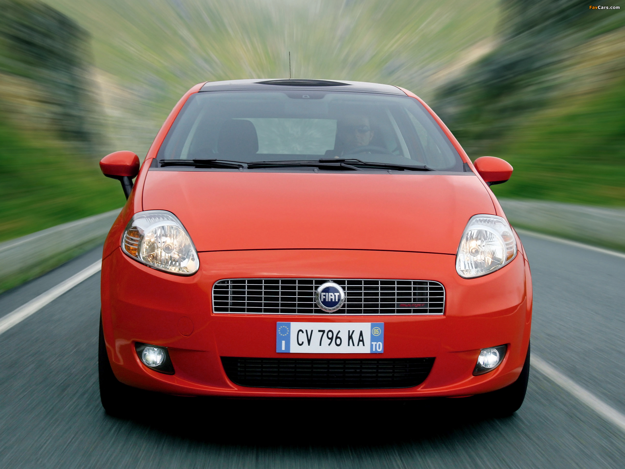 Fiat Grande Punto 3-door (199) 2005–12 wallpapers (2048 x 1536)