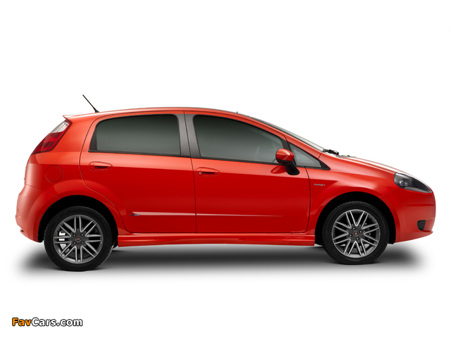 Fiat Punto Sporting BR-spec (310) 2007–12 wallpapers (640 x 480)
