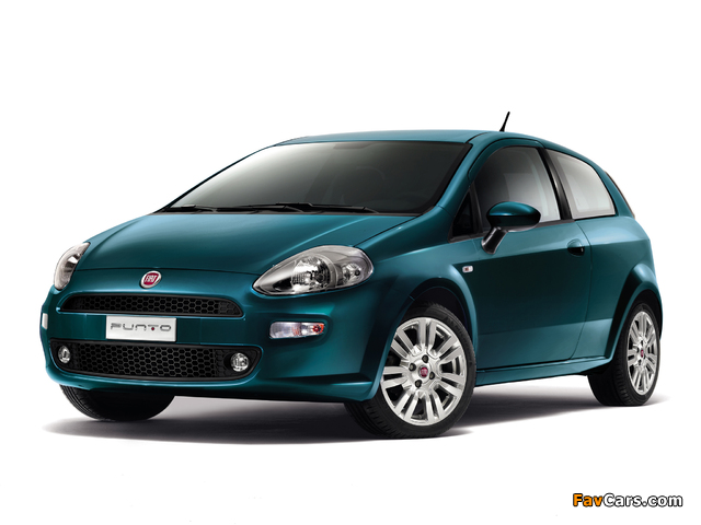 Fiat Punto 3-door (199) 2012 wallpapers (640 x 480)