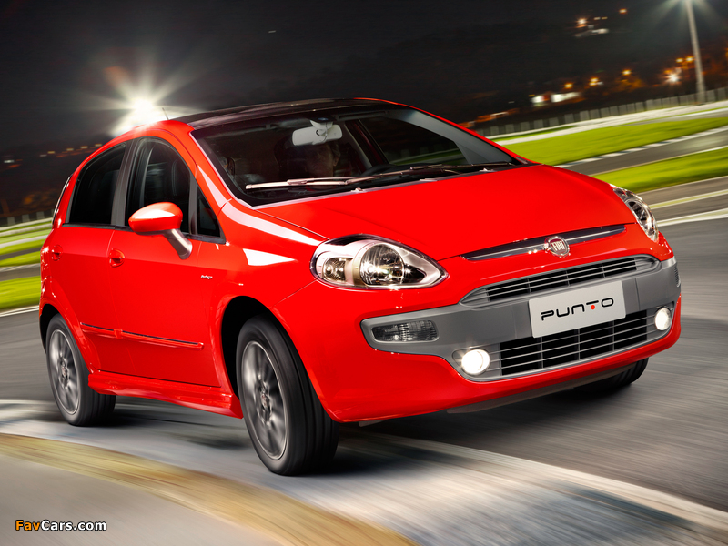 Fiat Punto Sporting BR-spec (310) 2012 wallpapers (800 x 600)