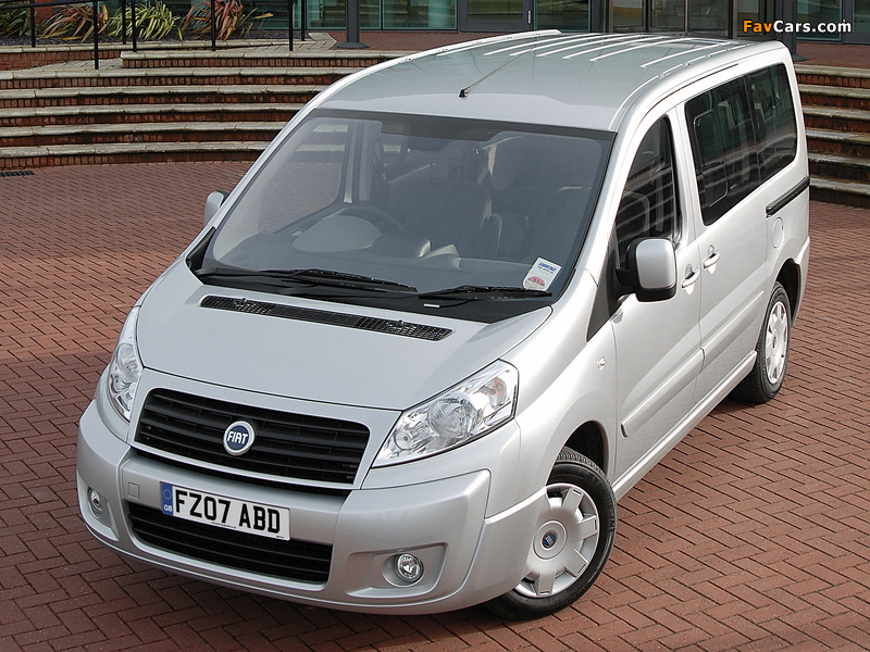 Fiat Scudo Panorama UK-spec 2007 images (800 x 600)