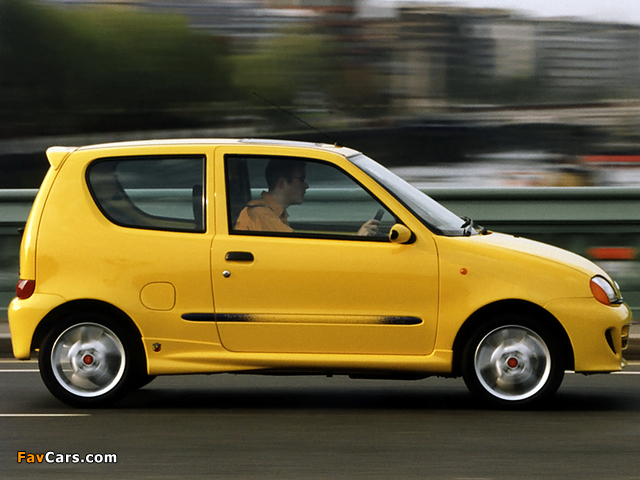 Fiat Seicento Sporting Abarth UK-spec 1998–2001 images (640 x 480)