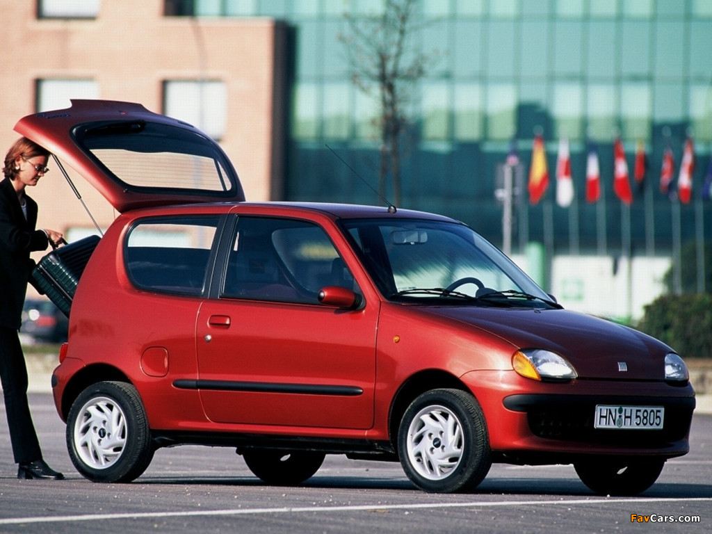 Fiat Seicento (187) 1998–2001 wallpapers (1024 x 768)