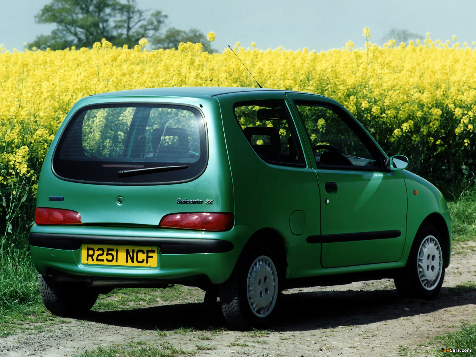 Fiat Seicento UK-spec 1998–2001 wallpapers (1600 x 1200)