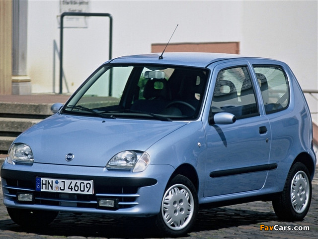 Fiat Seicento 2001–04 wallpapers (640 x 480)