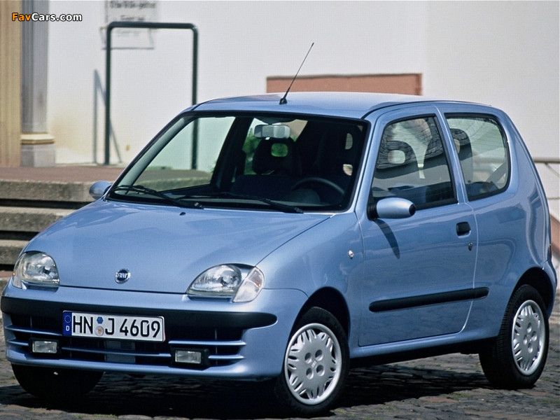 Fiat Seicento 2001–04 wallpapers (800 x 600)