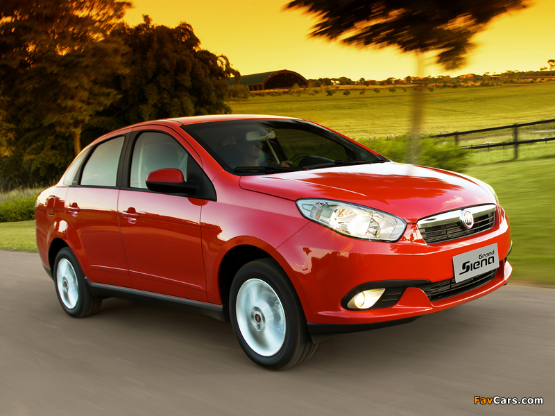Fiat Grand Siena Attractive (326) 2012 wallpapers (800 x 600)
