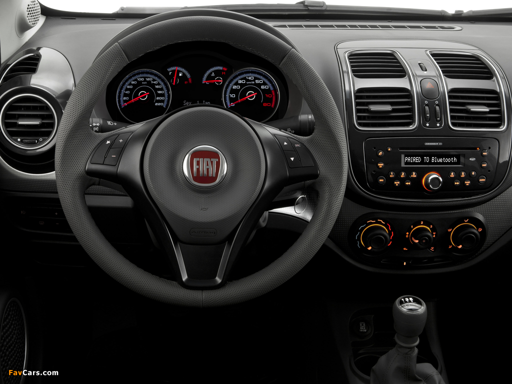 Fiat Grand Siena Attractive (326) 2012 wallpapers (1024 x 768)