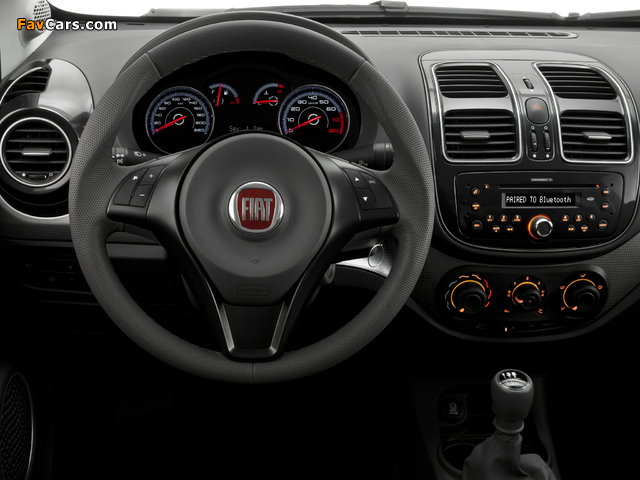 Fiat Grand Siena Attractive (326) 2012 wallpapers (640 x 480)