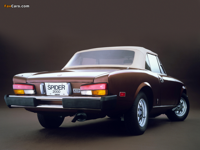 Fiat 2000 Spider 1979–82 wallpapers (800 x 600)