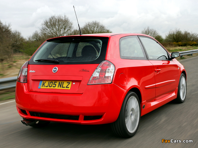 Fiat Stilo Michael Schumacher UK-spec (192) 2005 photos (640 x 480)