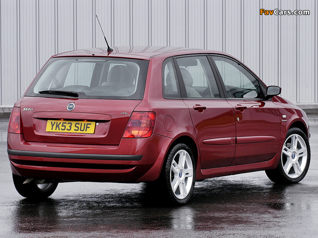 Pictures of Fiat Stilo 5-door UK-spec (192) 2004–06 (640 x 480)