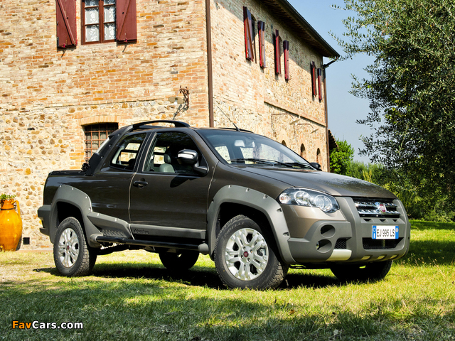Pictures of Fiat Strada Adventure Crew Cab EU-spec 2012 (640 x 480)