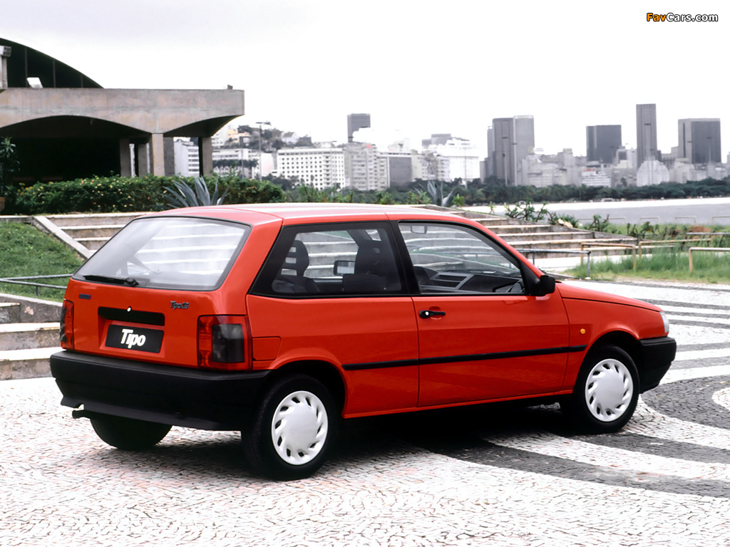 Fiat Tipo 3-door 1993–95 wallpapers (1024 x 768)