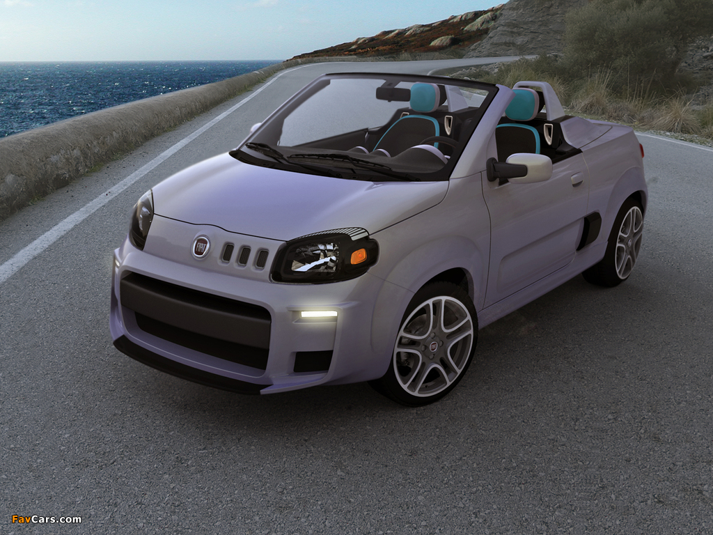 Fiat Uno Cabrio Concept 2010 wallpapers (1024 x 768)