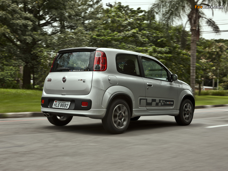 Fiat Uno Sporting 3-door 2011–12 images (800 x 600)