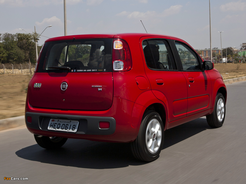 Fiat Uno Economy 5-door 2011 pictures (1024 x 768)