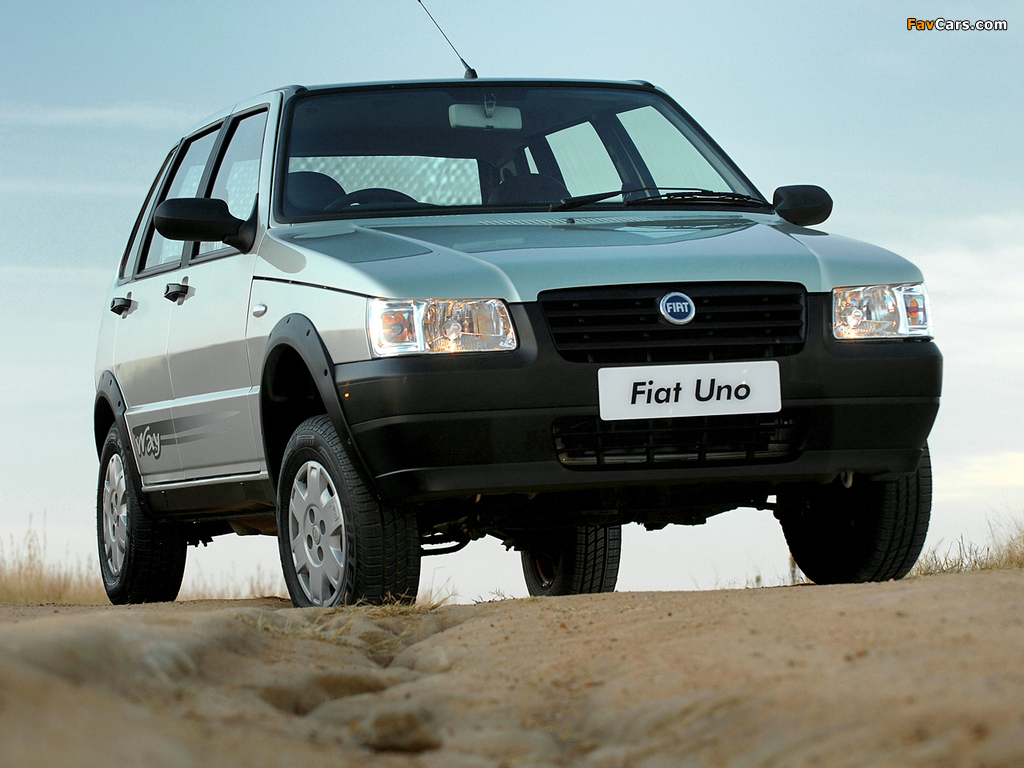 Photos of Fiat Uno Way ZA-spec 2007–08 (1024 x 768)