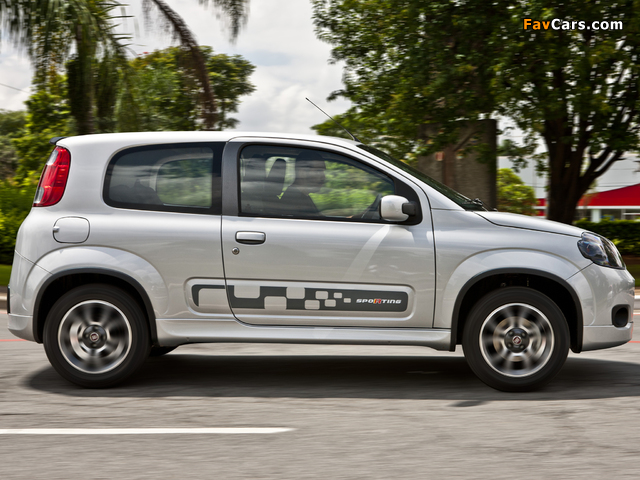 Photos of Fiat Uno Sporting 3-door 2011–12 (640 x 480)