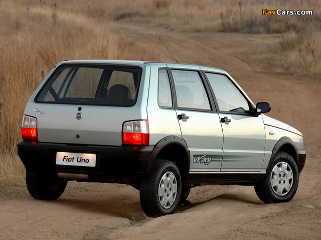 Pictures of Fiat Uno Way ZA-spec 2007–08 (640 x 480)