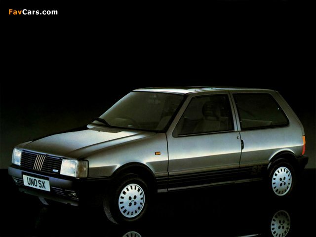 Fiat Uno SX UK-spec (146) 1984–86 wallpapers (640 x 480)