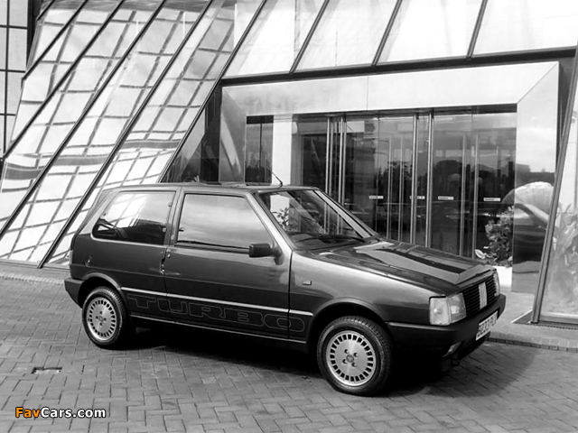 Fiat Uno Turbo i.e. UK-spec (146) 1985–89 wallpapers (640 x 480)