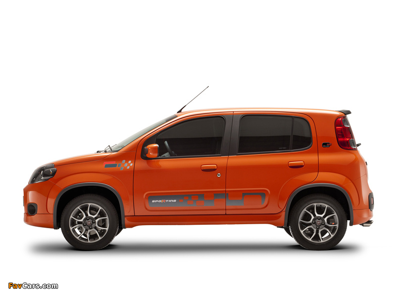 Fiat Uno Sporting 5-door 2010 wallpapers (800 x 600)