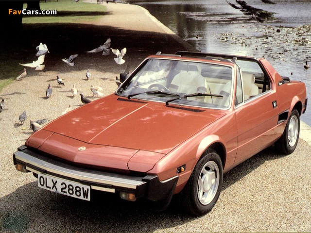 Images of Fiat X1/9 UK-spec (128) 1978–82 (640 x 480)